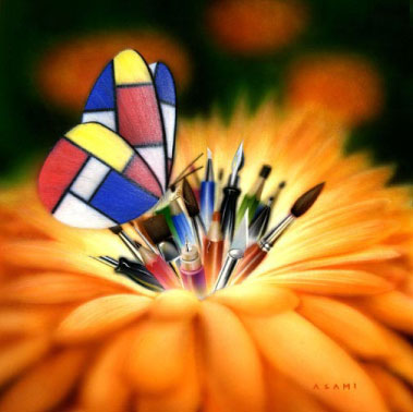 mondrian butterfly