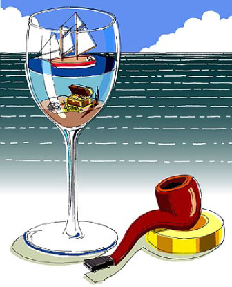 glass ship